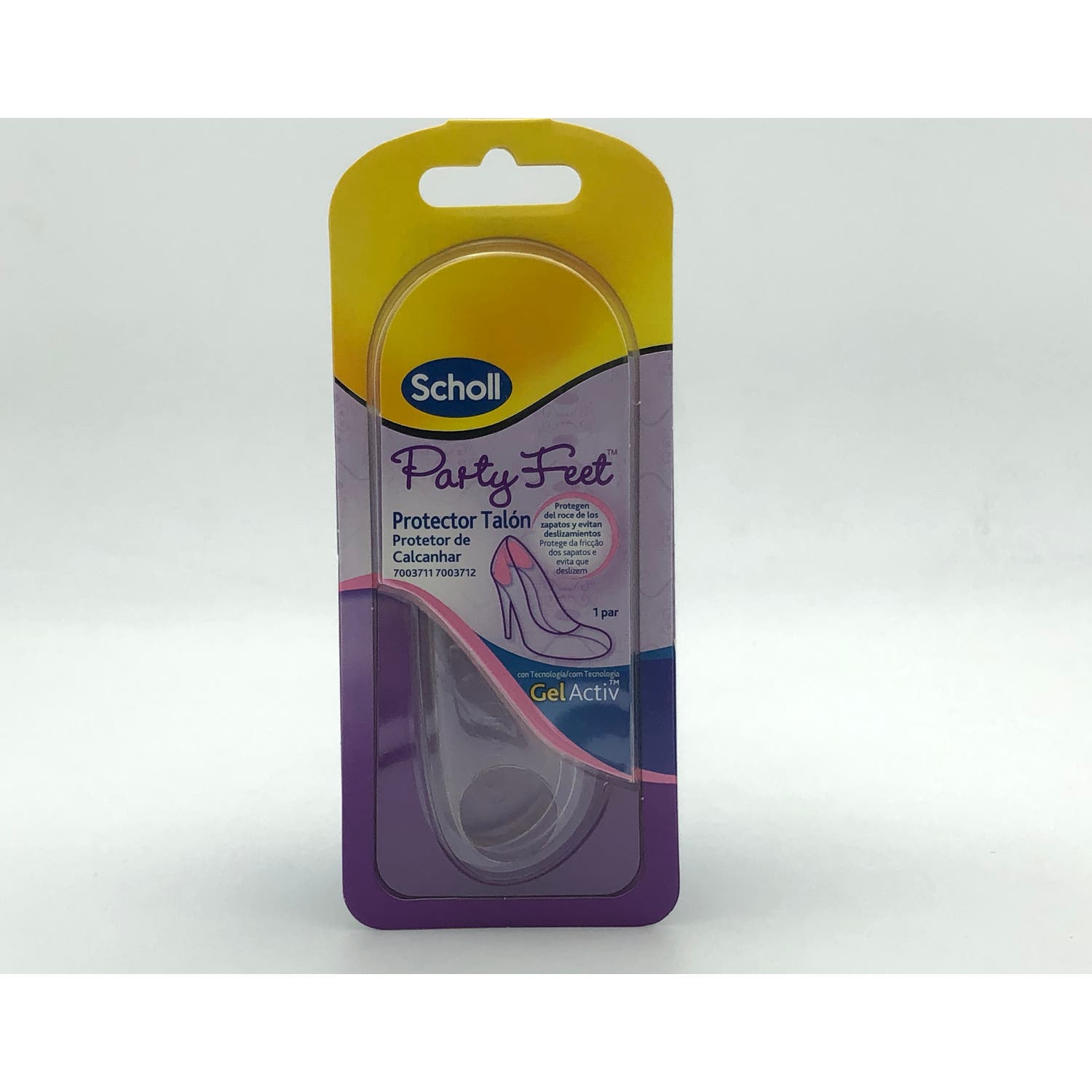 Scholl Party Feet Gel Activ Protector Talón 1par