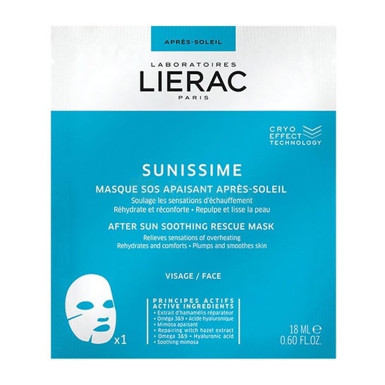 Lierac Sunissime Mascarilla SOS Calmante After Sun 18 ml