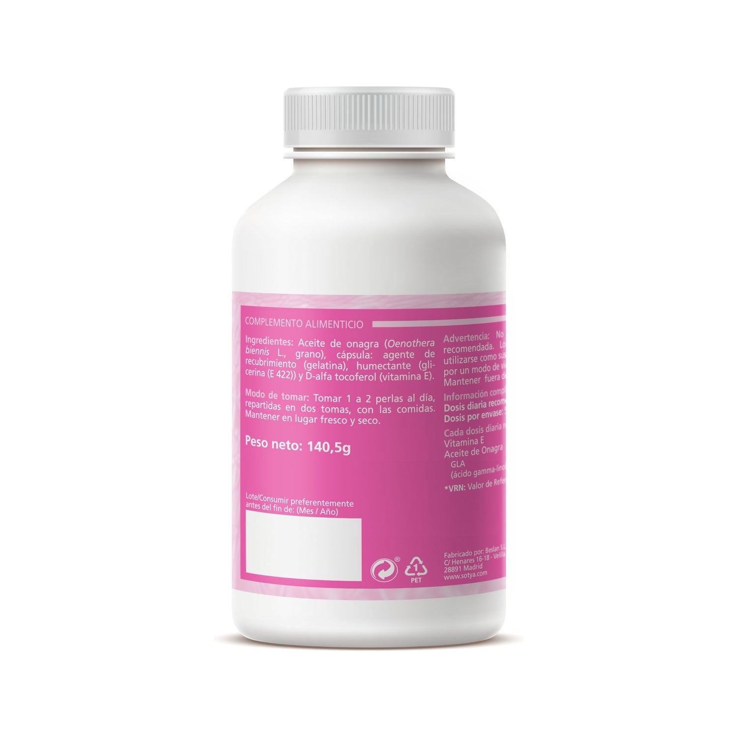 Sotya Onagra 1405mg 100 perlas
