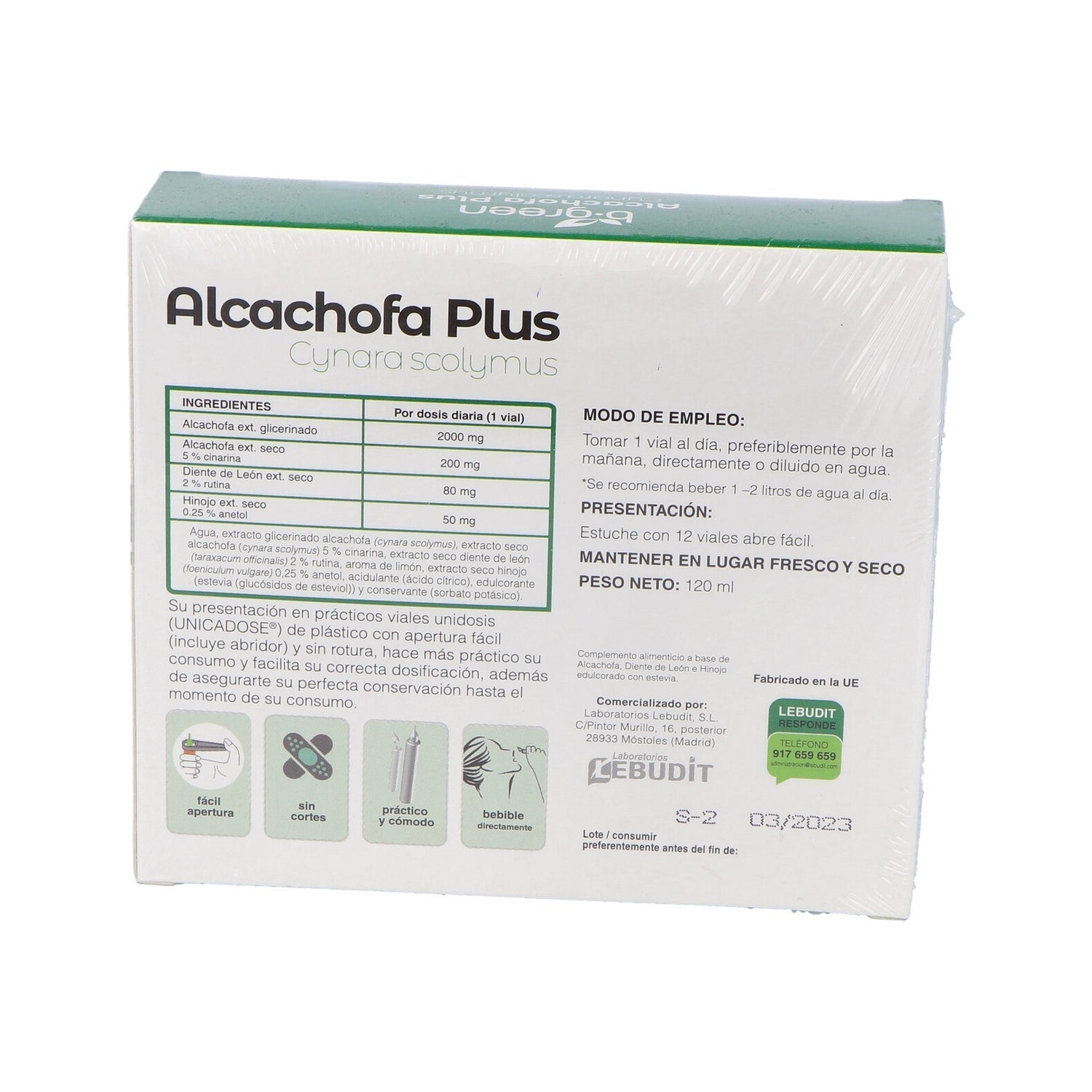 B-Green Alcachofa Plus 12 uds