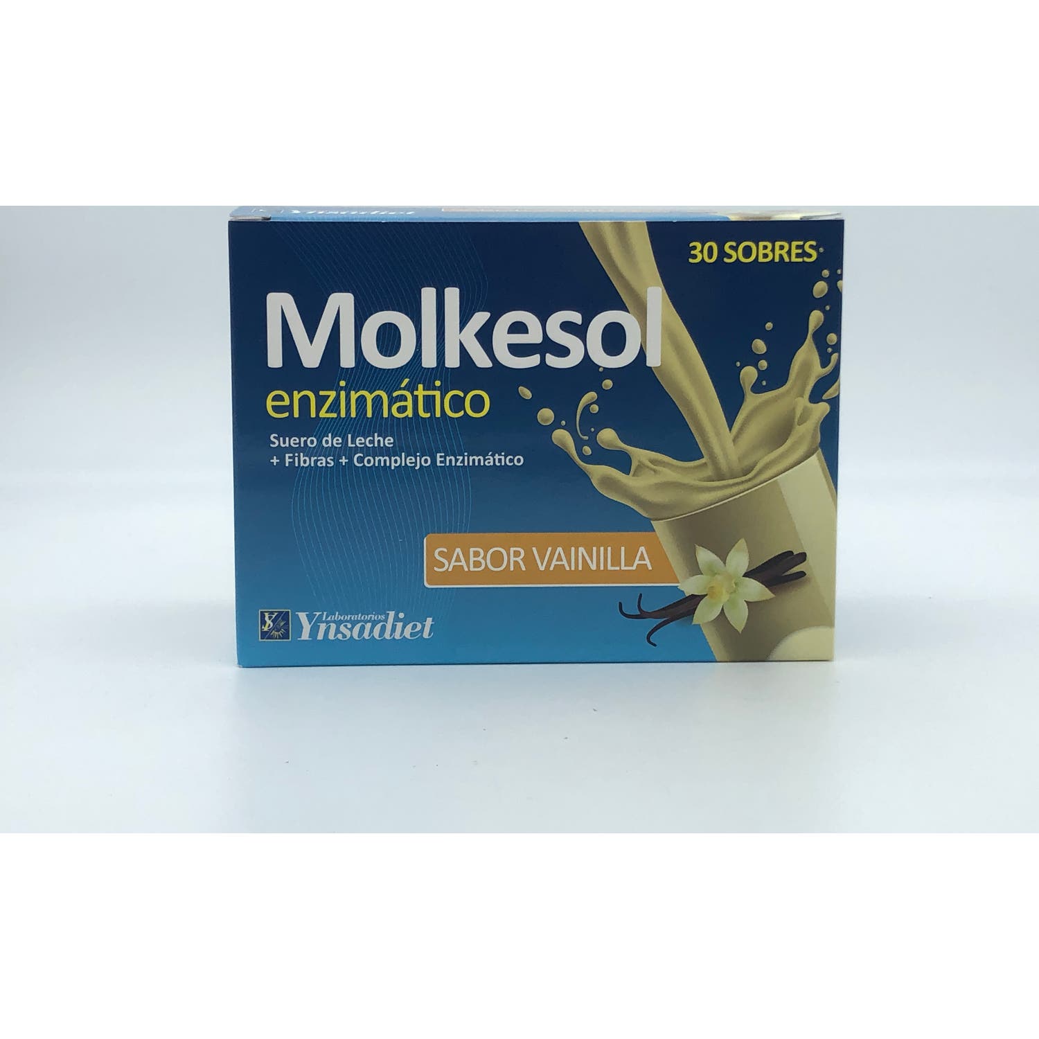 Ynsadiet Molkesol Enzimático Sabor Vainilla 30 sobres