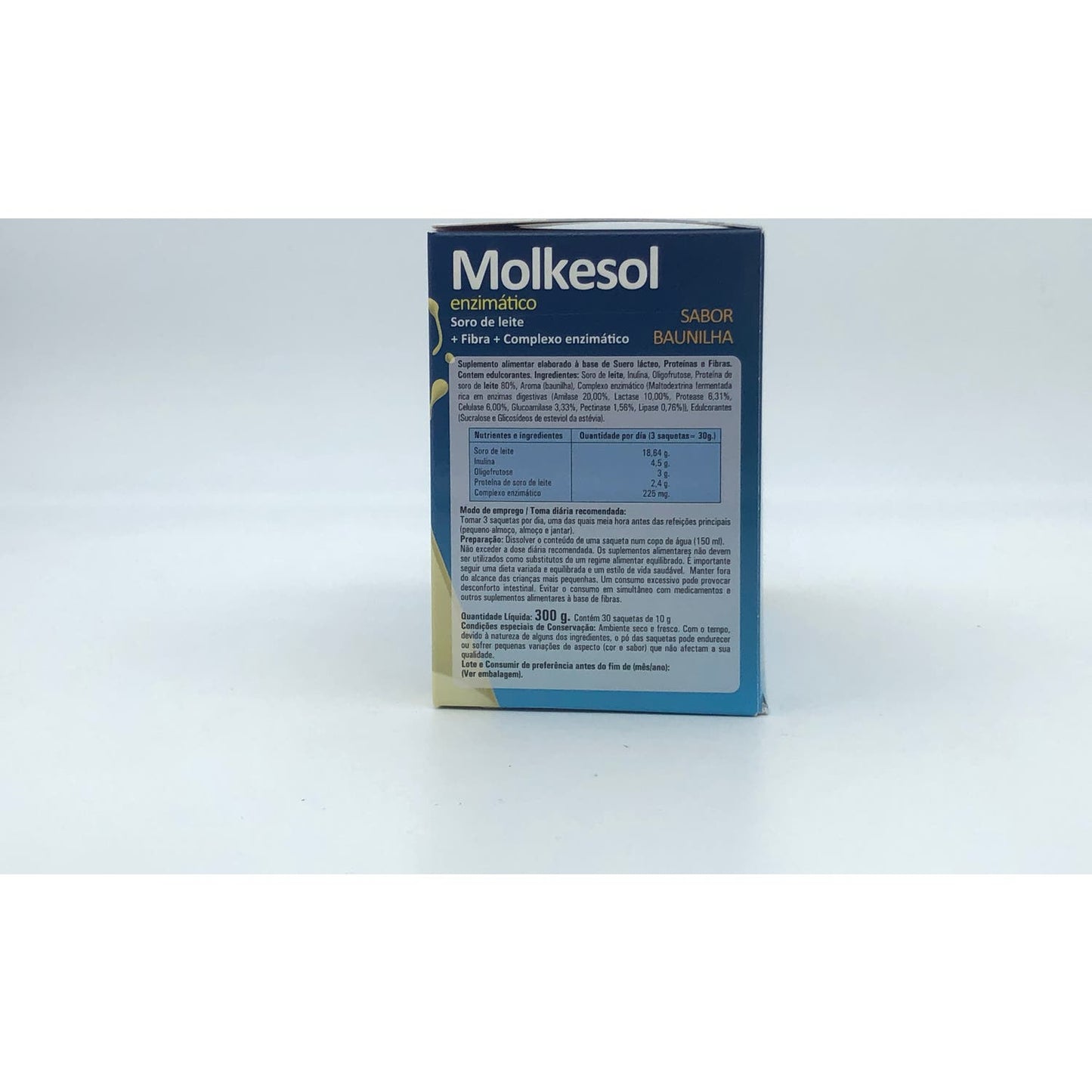 Ynsadiet Molkesol Enzimático Sabor Vainilla 30 sobres