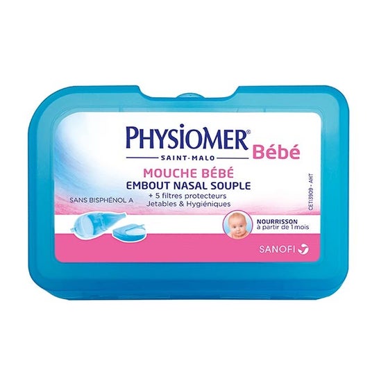 Physiomer Bebé Boquilla Nasal Suave + 5 Filtros Protectores