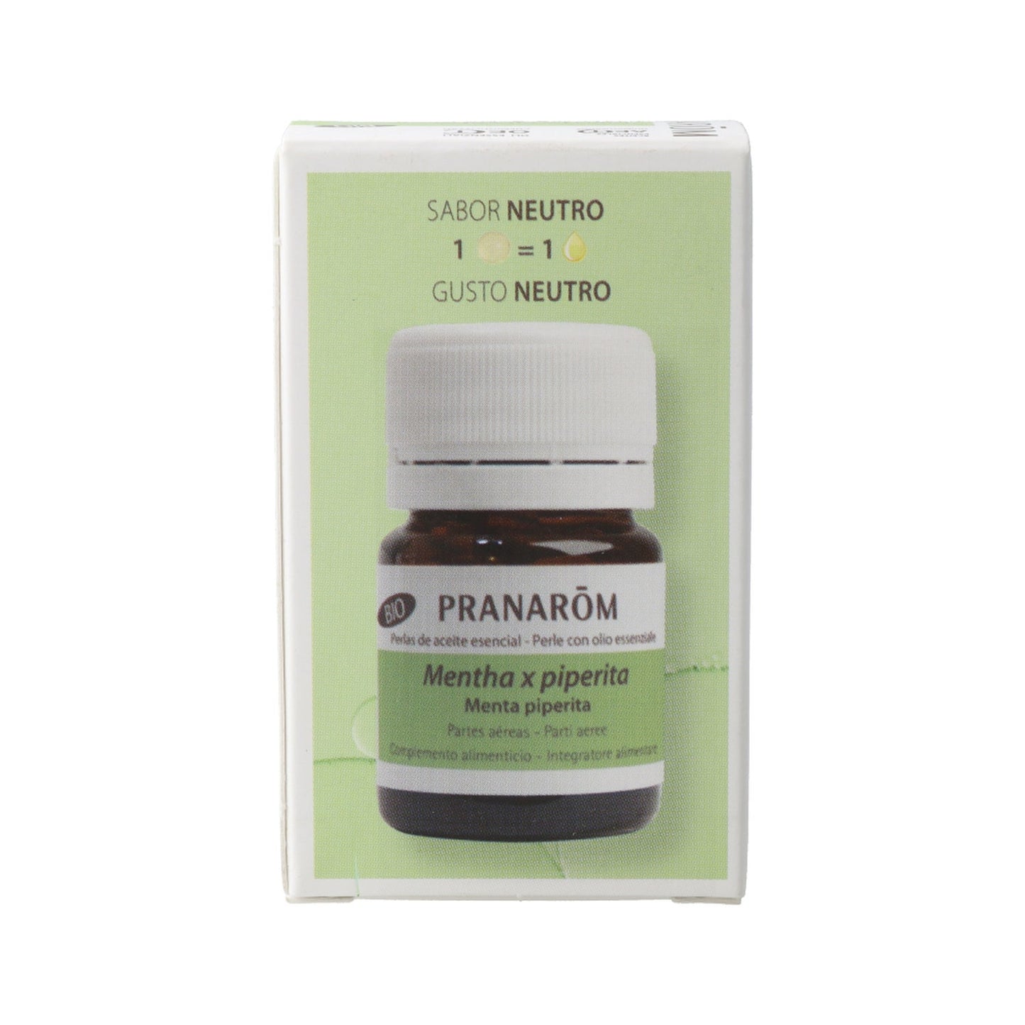 Pranarôm Perlas de Aceite Esencial de Menta Piperita BIO 60caps
