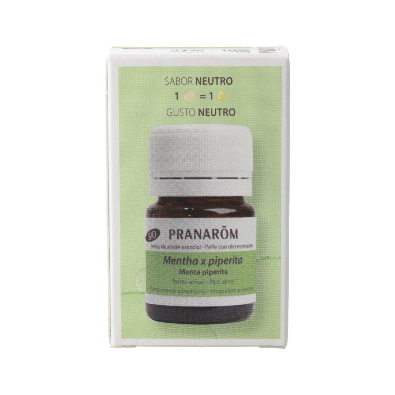 Pranarôm Perlas de Aceite Esencial de Menta Piperita BIO 60caps