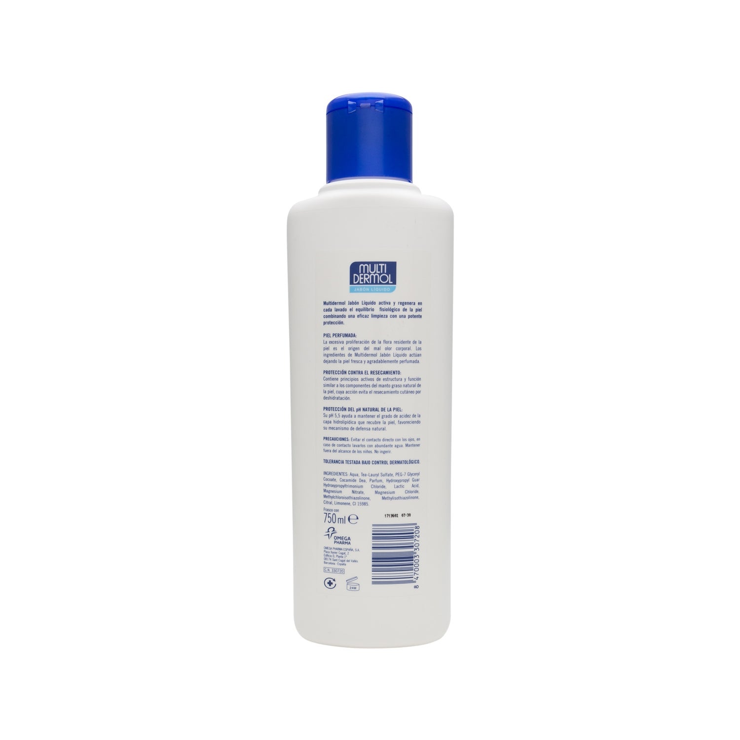 Multidermol jabón líquido 750ml