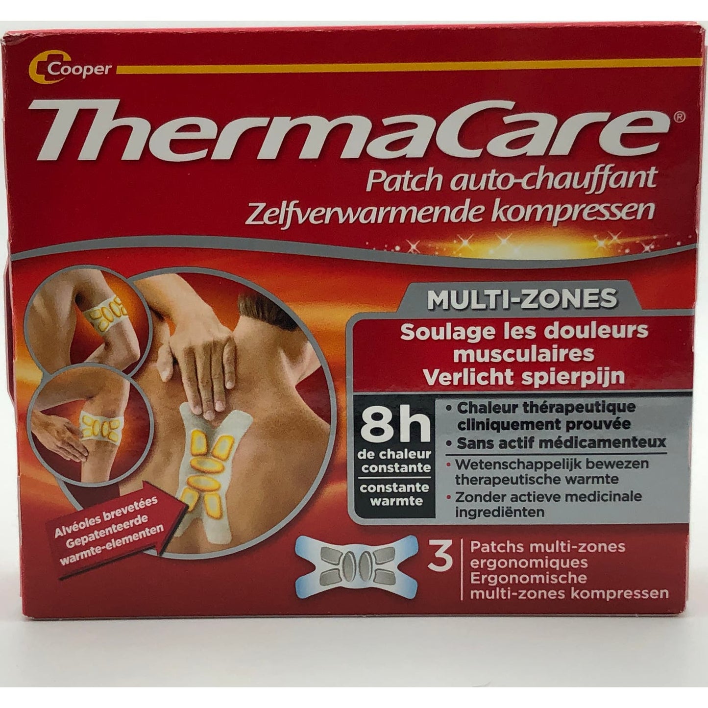 Thermacare Parche de Calor Multi-Zonas 3uds