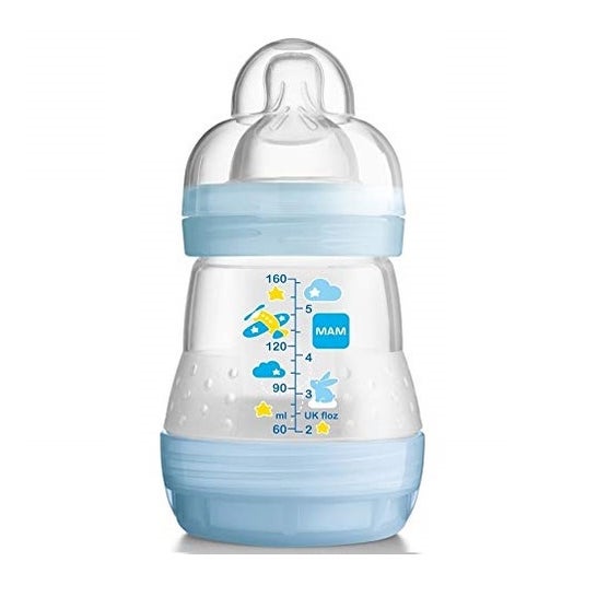 Mam Biberón Anti Colicos Azul 160ml 1ud