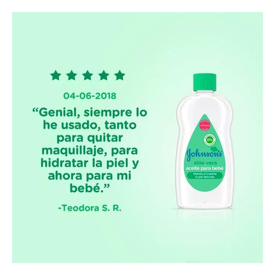 Johnson's Baby Aceite para Bebé Aloe Vera 500ml