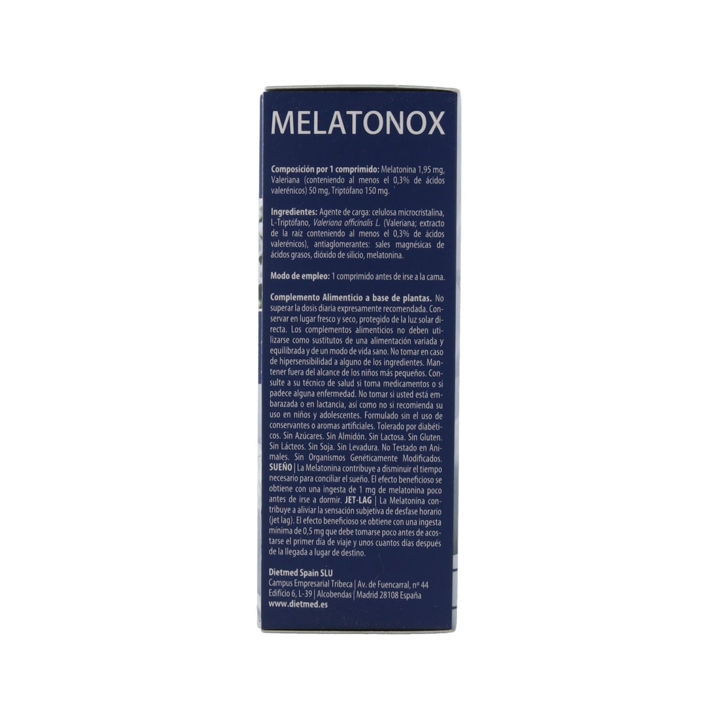 Dietmed Melatonox Melatonina Valeriana & Triptofano 60 comp
