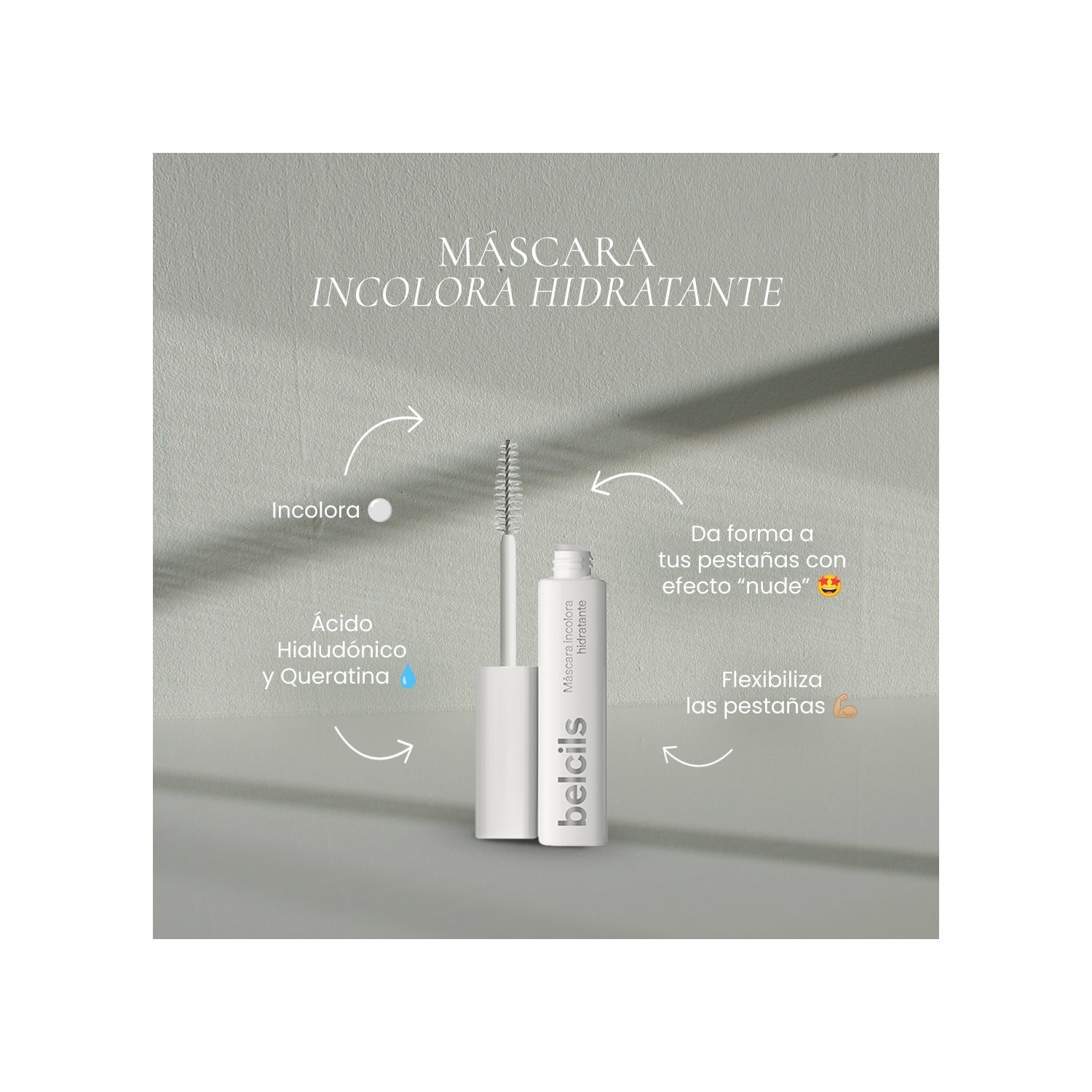 Belcils máscara de pestañas incolora 7ml