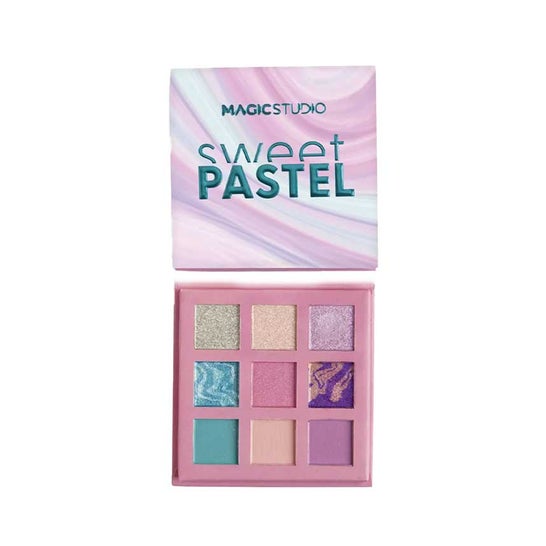 Magic Studio Eyeshadow Palette 9 Colors Sweet Pastel 1ud