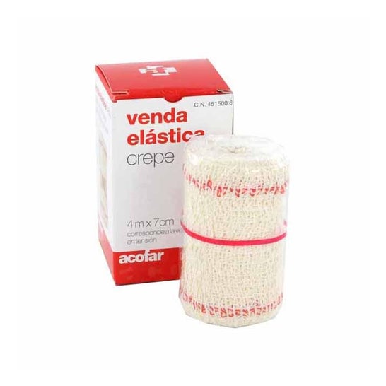 Acofar Venda Elástica Crepe 7cmx4m