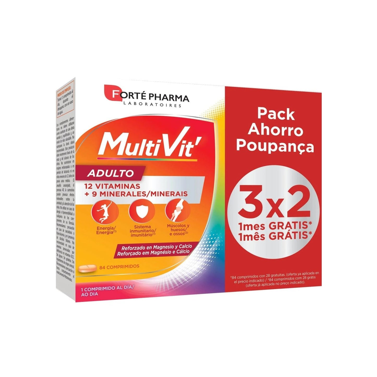 Forté Pharma Multivit Adulto 84comp