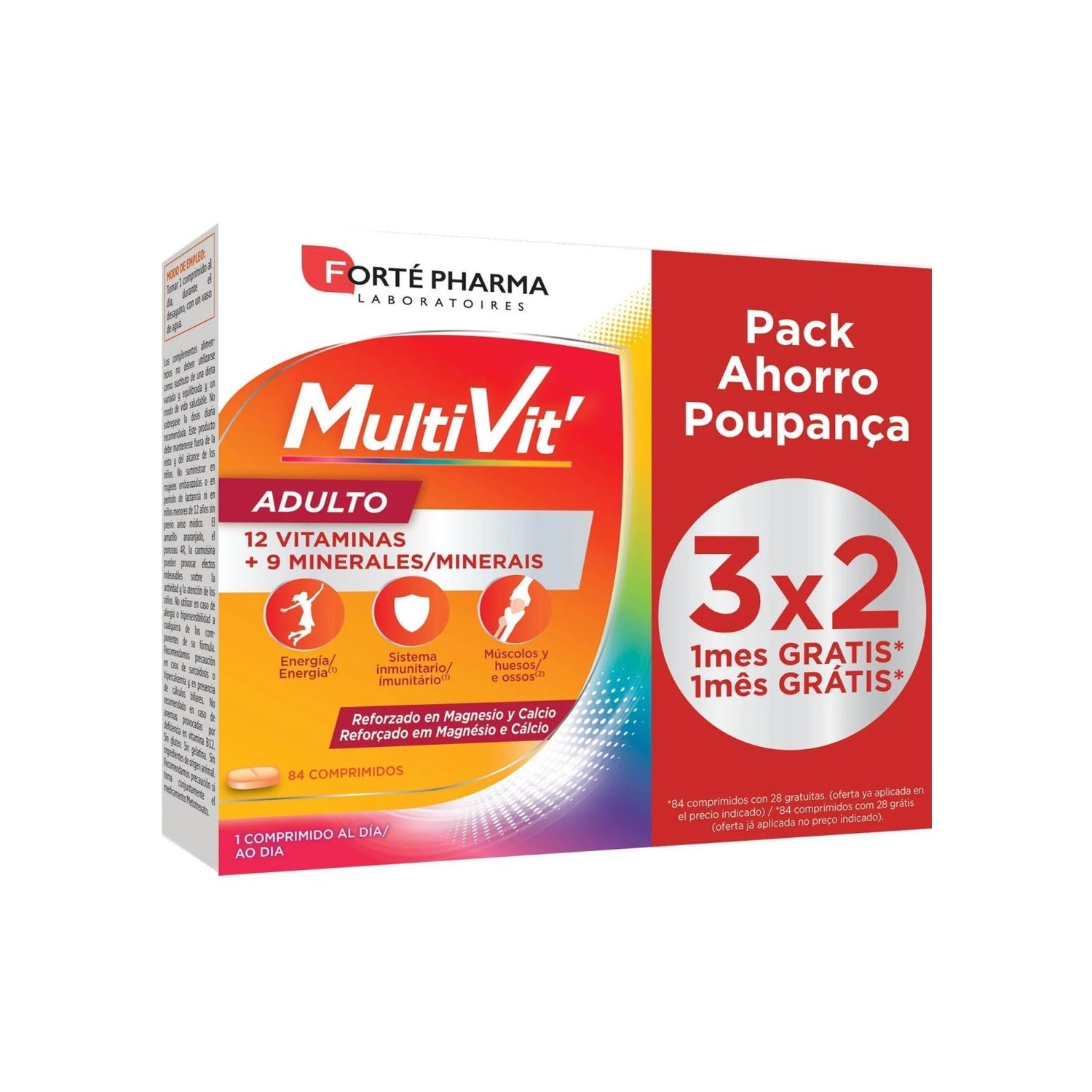 Forté Pharma Multivit Adulto 84comp