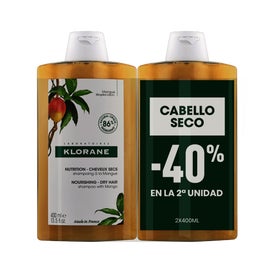 Klorane Champú al Mango 2x400ml