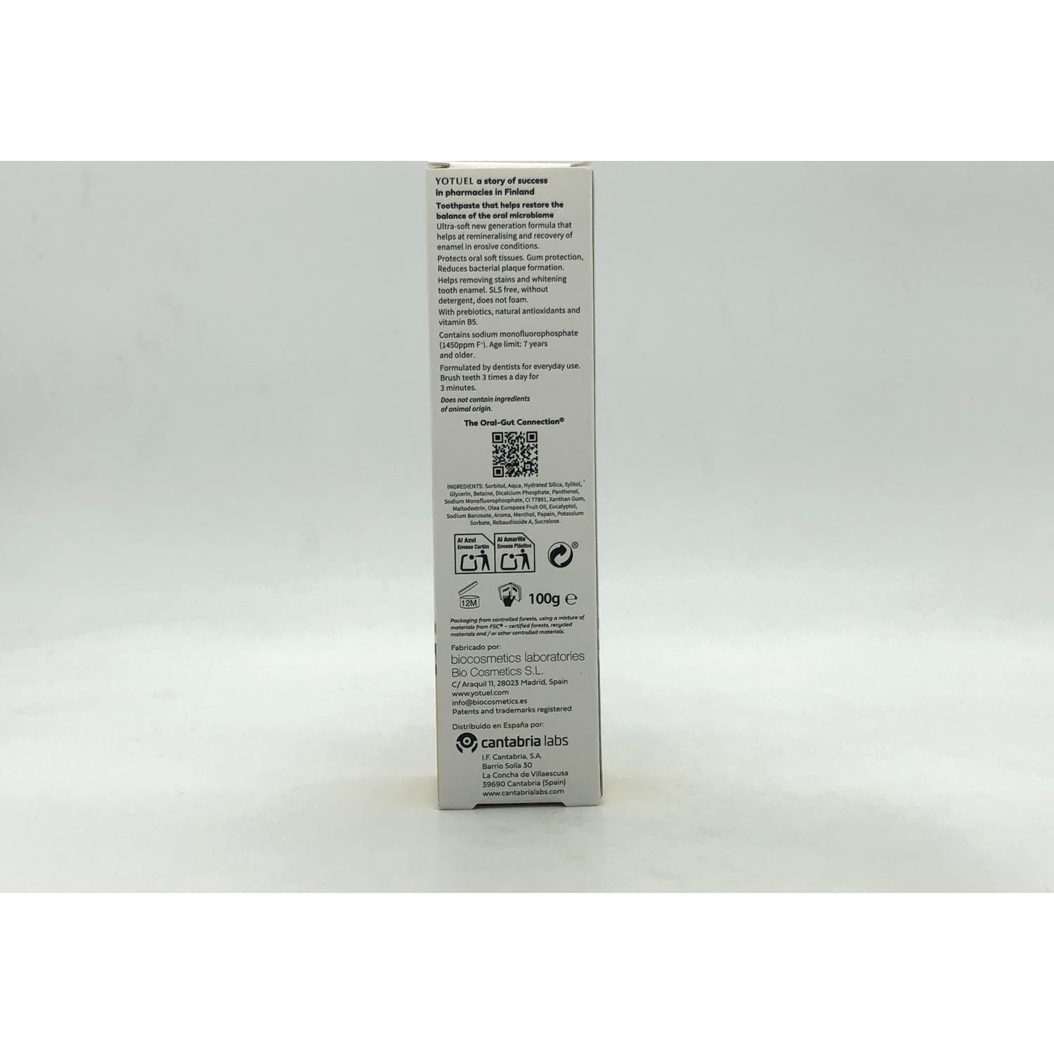 Yotuel Erosion Teeth And Gums Microbiome Care Dentifrice 100g