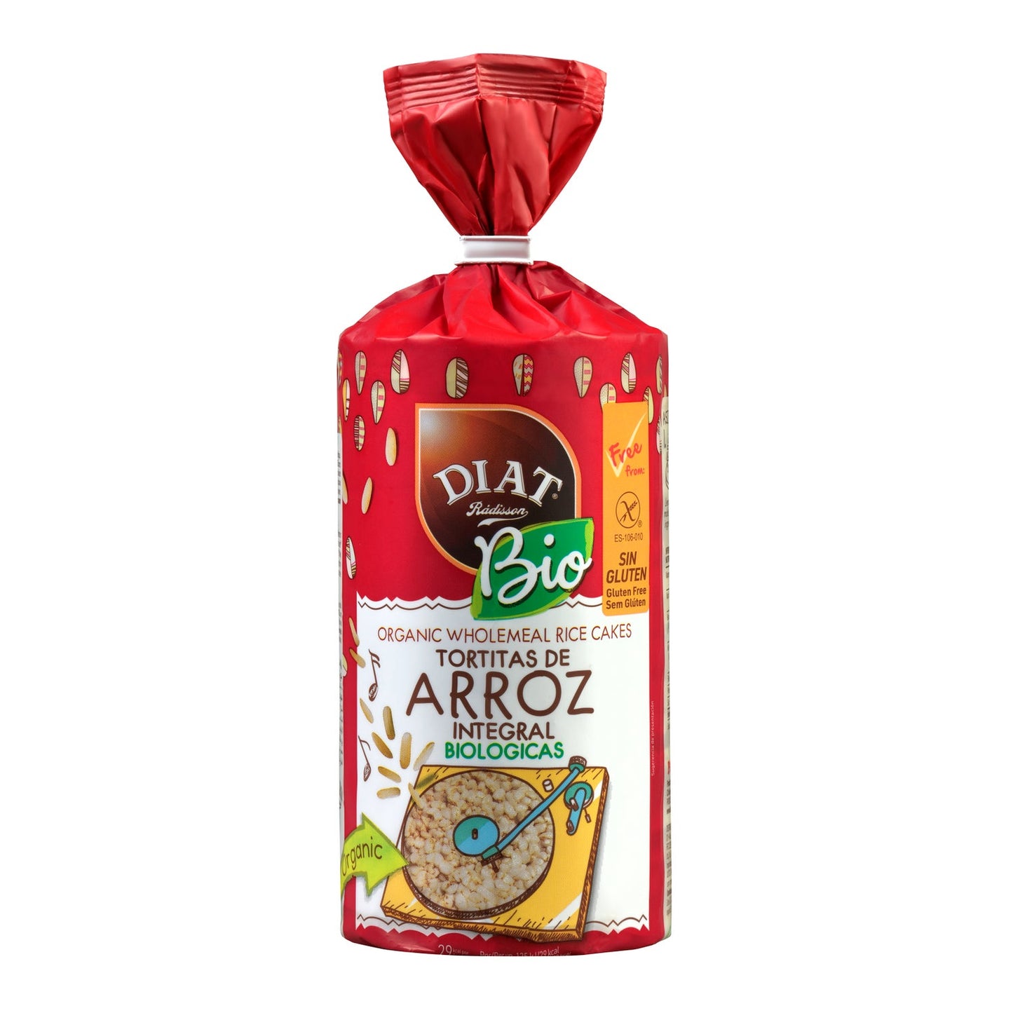 Diet Radisson Tortas de Arroz Bio Sin Gluten 130g