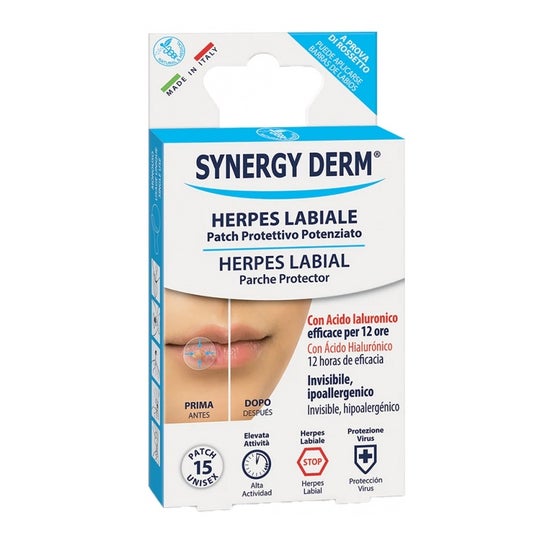 Synergy Derm Herpes Labial Ácido Hialurónico Parche 5uds