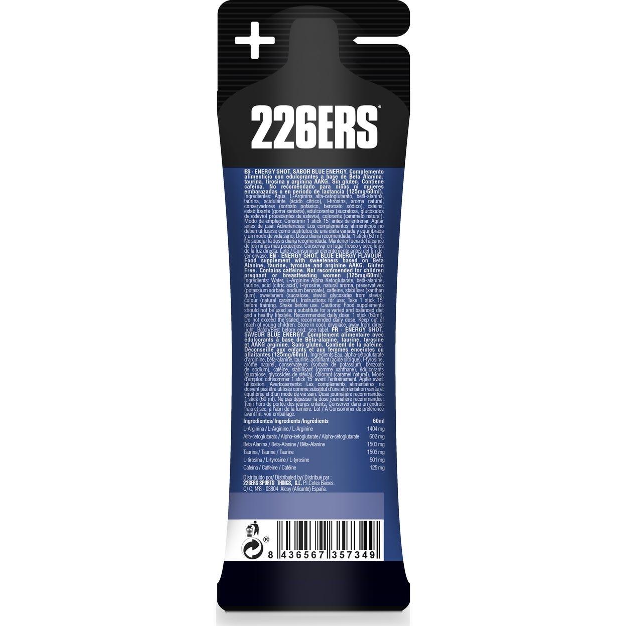 226Ers Energy Shot Mid 60ml
