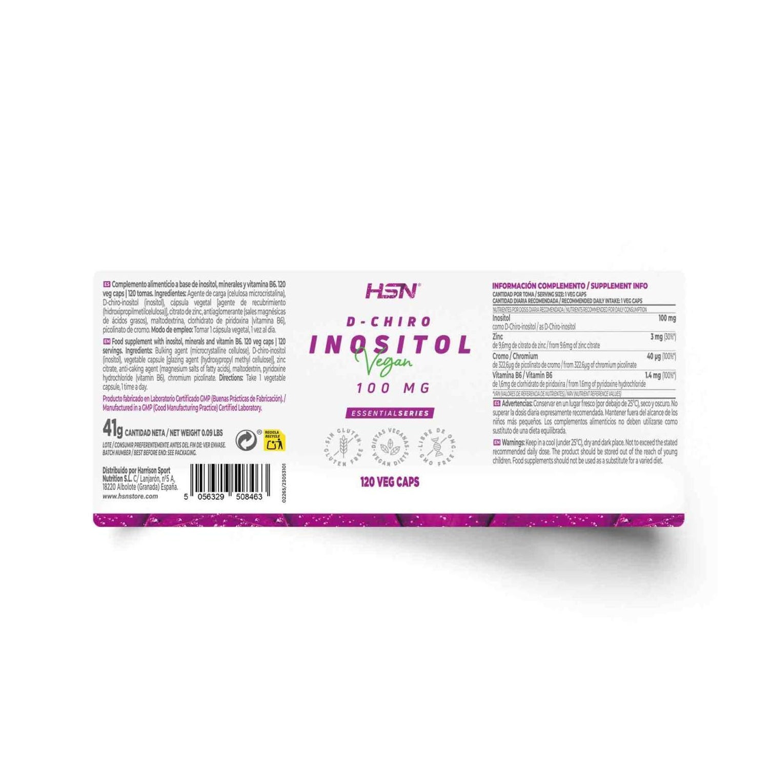 HSN D-Chiro Inositol 120vcaps