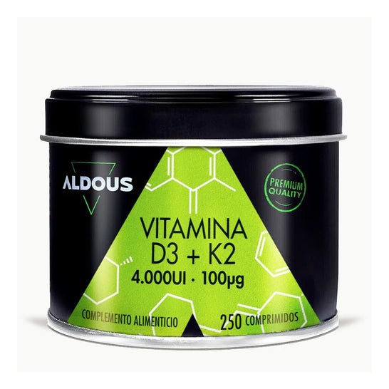 Aldous Bio Vitamina D3 + K2 Aldous 250 Comprimidos