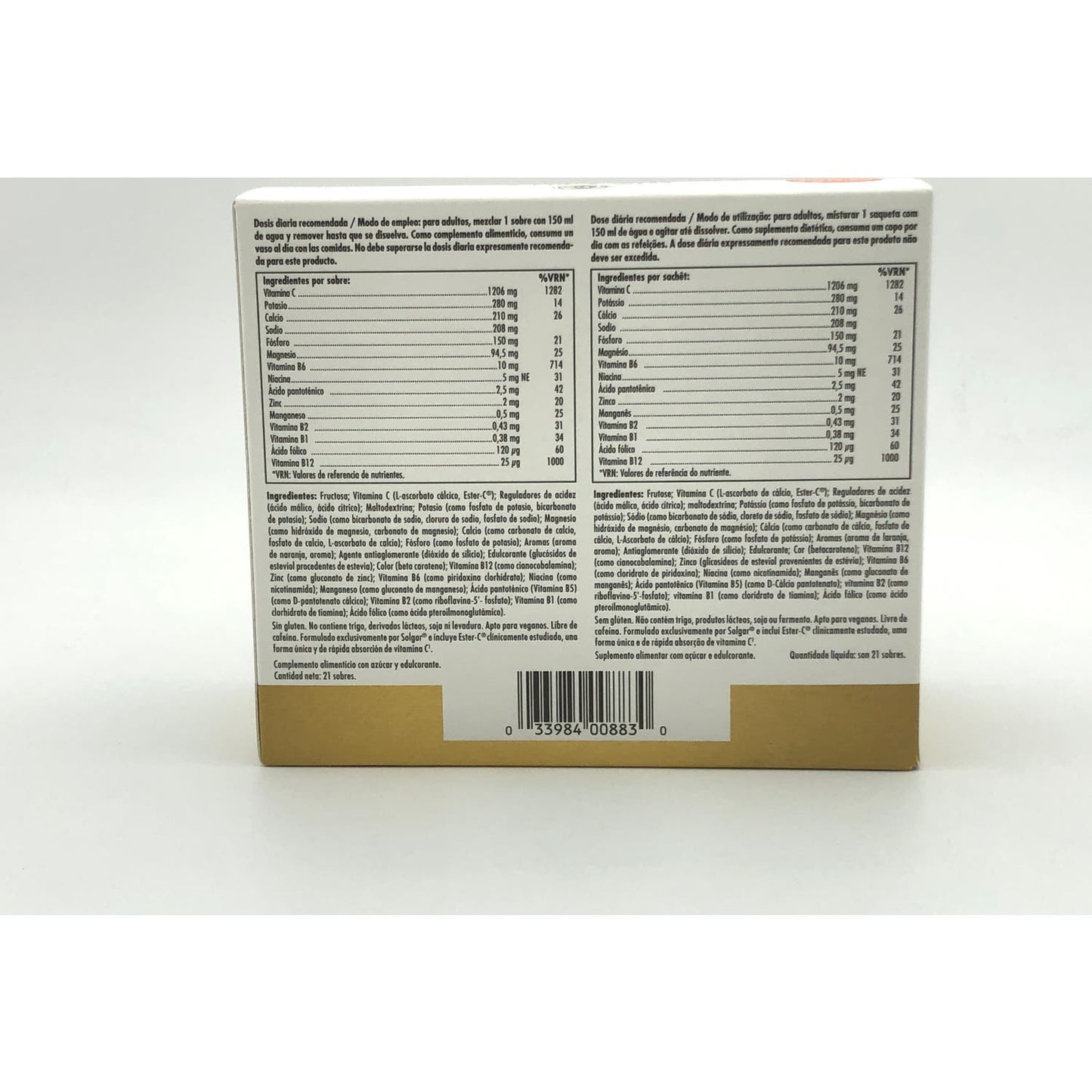 Solgar Ester-C Plus Vitamina C 1000mg 21 sobres