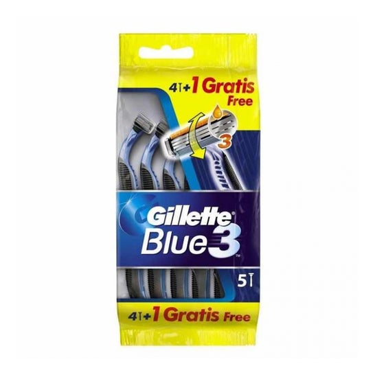 Gillette Blue 3 4+1 Gratis Set