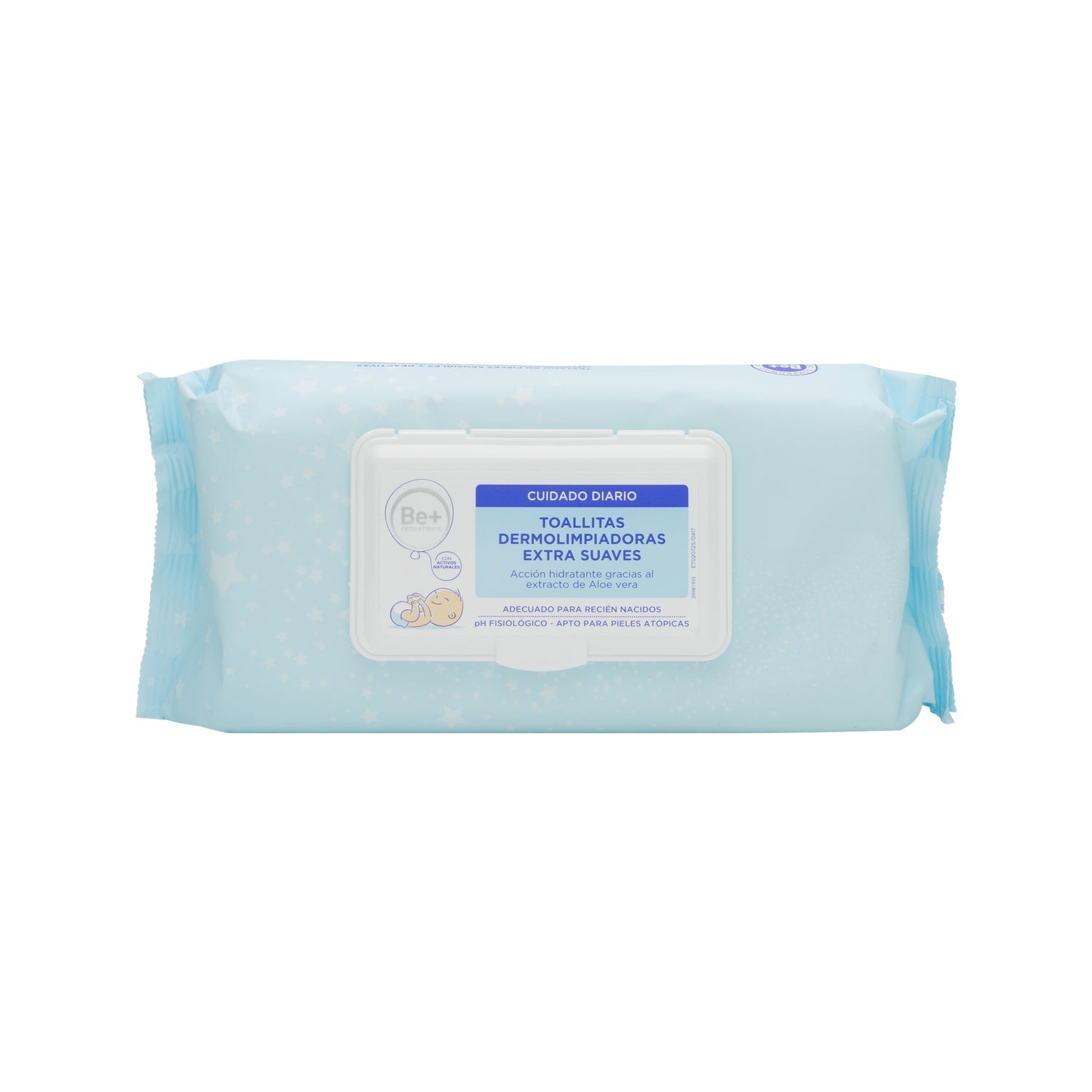 Be+ Pediatrics toallitas dermolimpiadoras extra suaves 72uds
