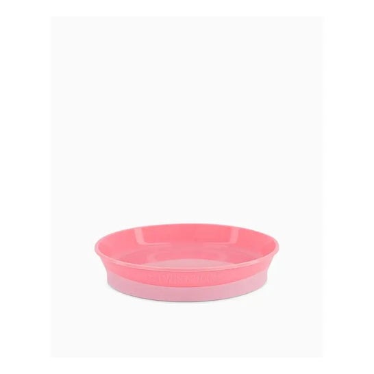 Twistshake Plato Pastel Rosa +6 Meses 1ud