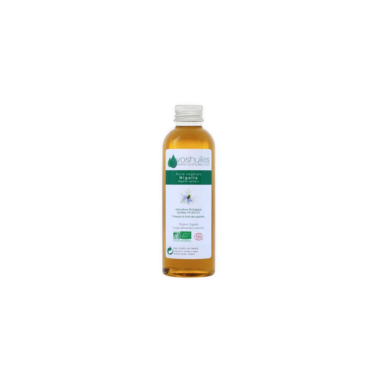 Voshuiles Aceite Vegetal BIO de Comino Negro 50ml