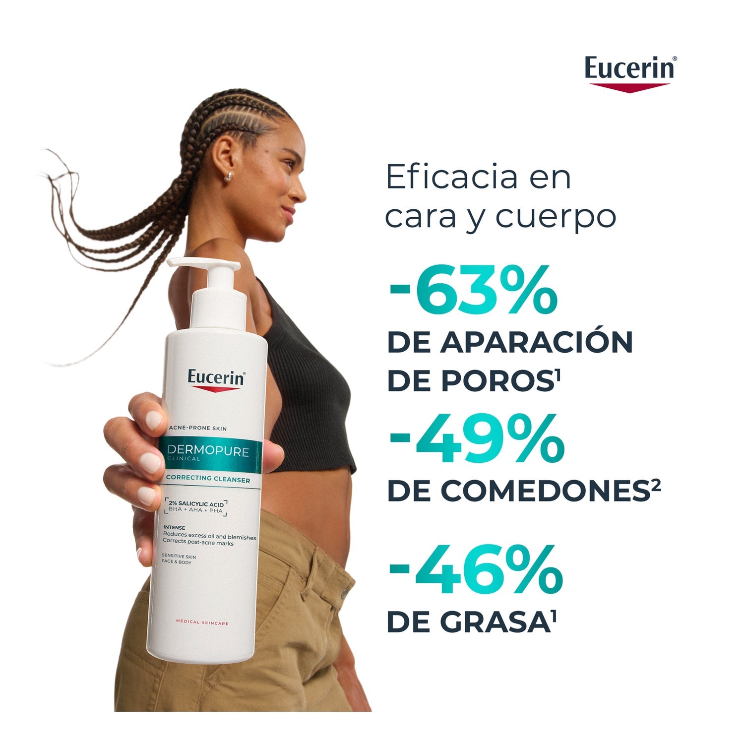Eucerin DermoPure Clinical Gel Limpiador Corrector 150ml