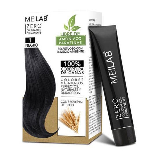 Meilab Zero Pack Coloración Permanente 1 Negro