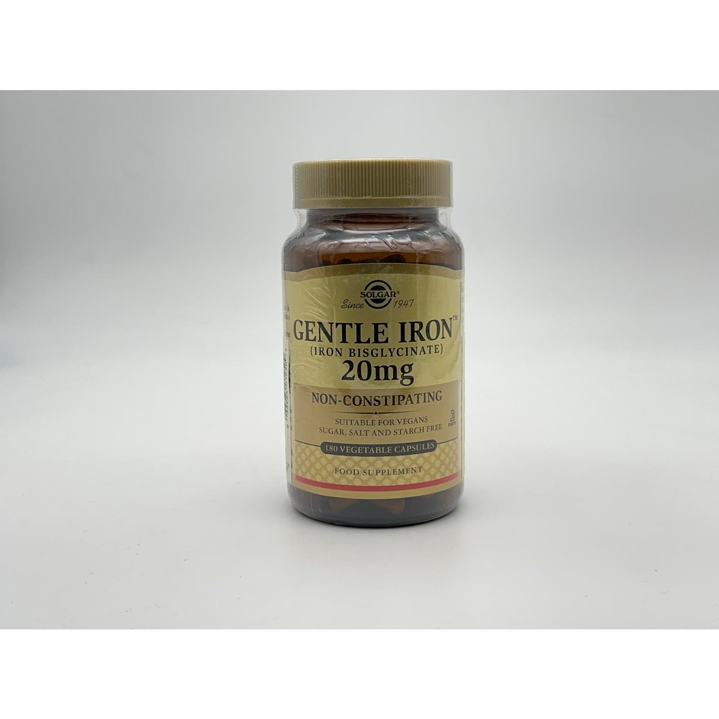 Solgar Hierro Gentle 20mg Hierro Bisglicinato 180vcaps