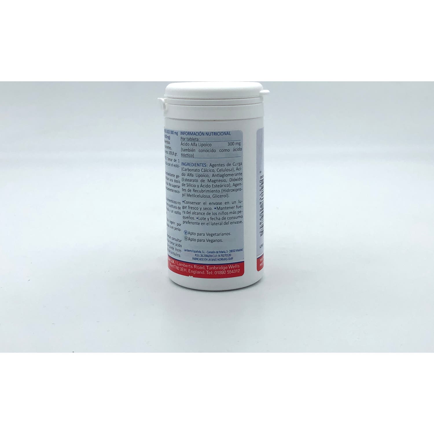 Lamberts Ácido Alfa Lipoico 300mg 90 Comp.