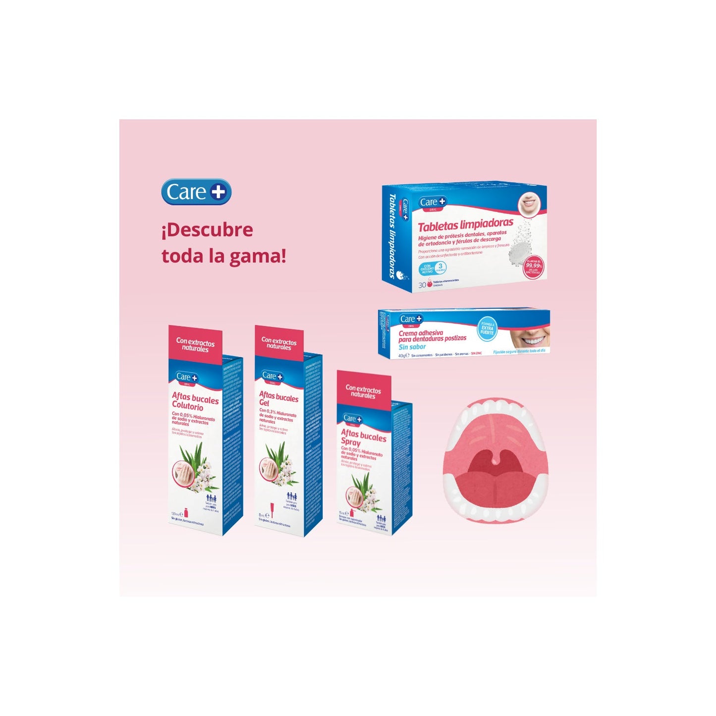 Care+ Aftas Bucales Gel 8ml
