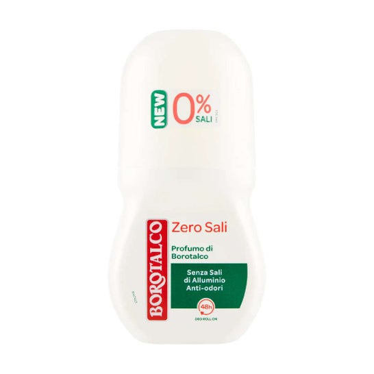 Borotalco Zero Sali Deodorant Roll On 50 ml
