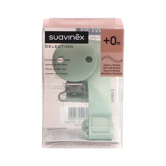 Suavinex Broche con Cinta Wonderland Liso 1 ud