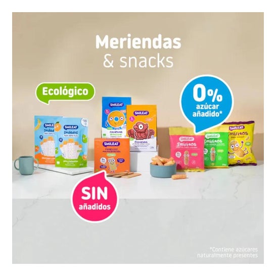 Smileat Smilitos Gusanitos Ecológicos de Maíz 38g