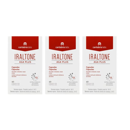 Iraltone AGA Plus 3x60 cápsulas