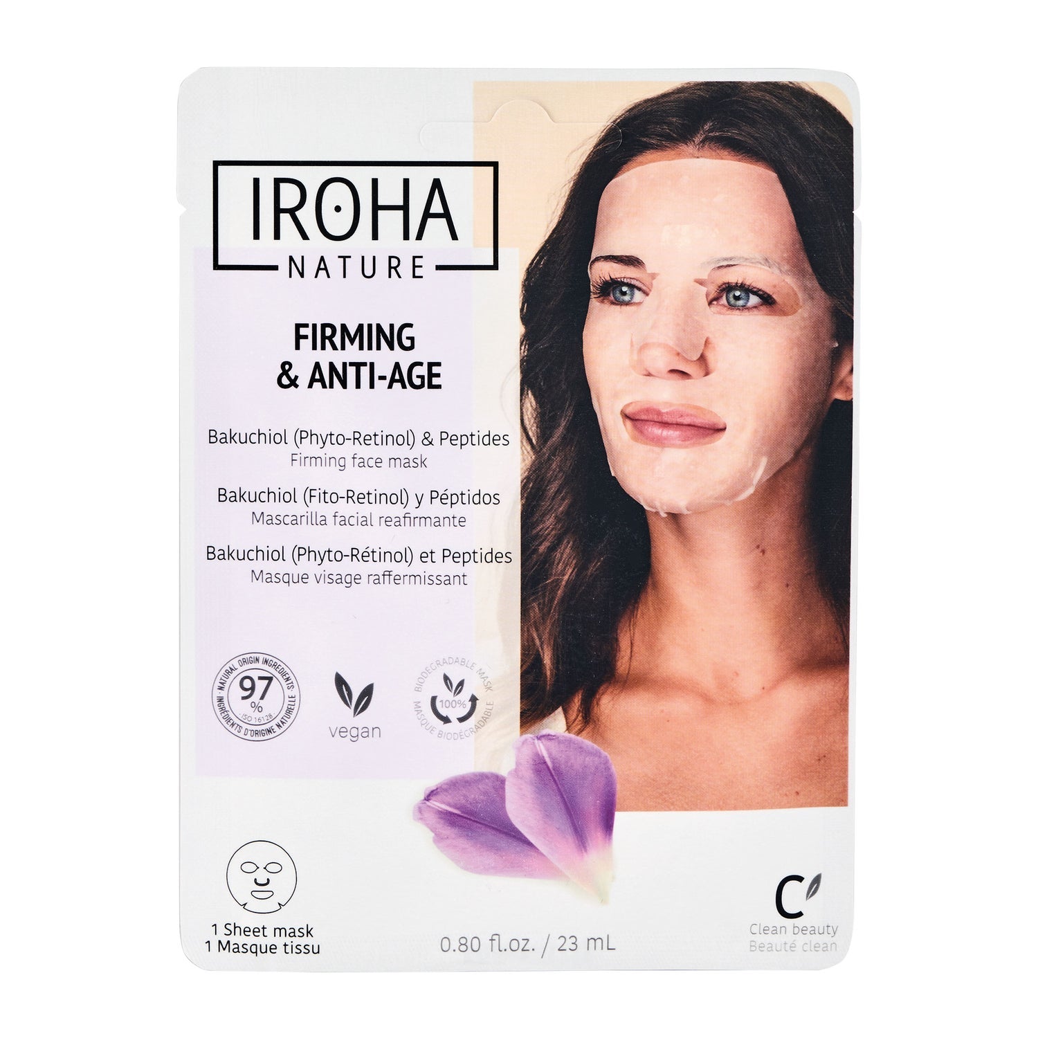 Iroha Nature Mascarilla Reafirmante y Antiedad con Bakuchiol 20ml
