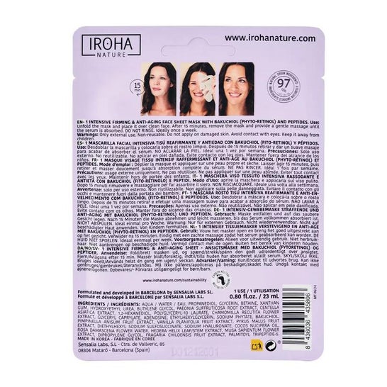 Iroha Nature Mascarilla Reafirmante y Antiedad con Bakuchiol 20ml