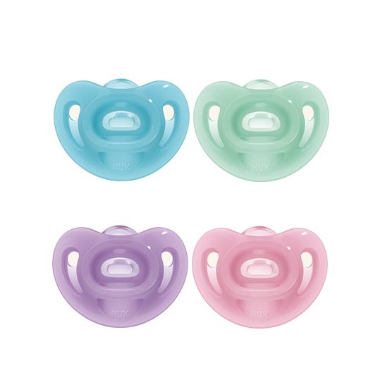 Nuk Sensitive Chupete Silicona 6-18M 2uds