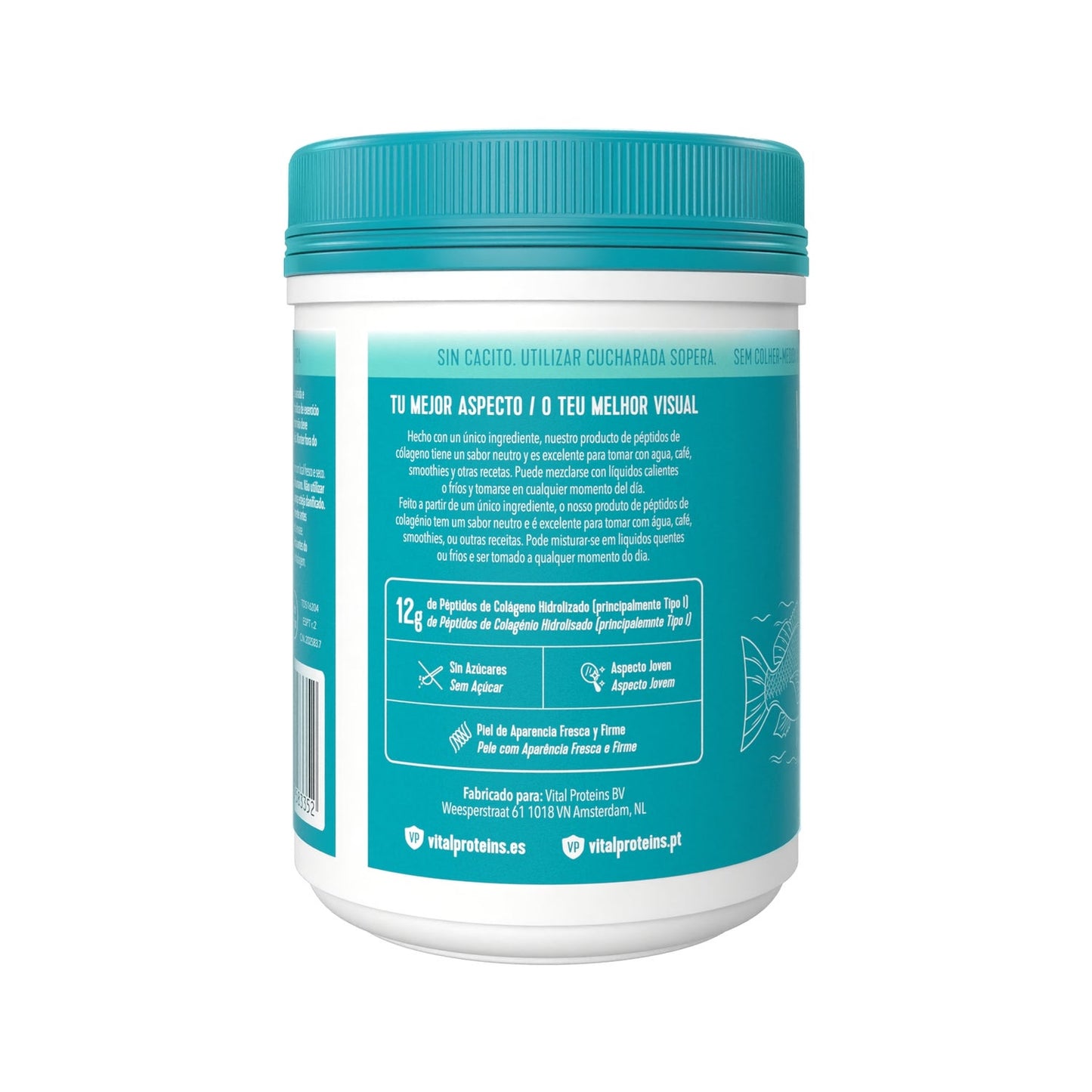 Vital Proteins Marine Collagen Péptidos de Colágeno Sin Sabor 221g
