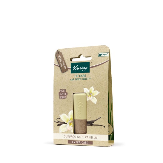 Kneipp bálsamo labial extra care vainilla y cupuaçu 4,7g