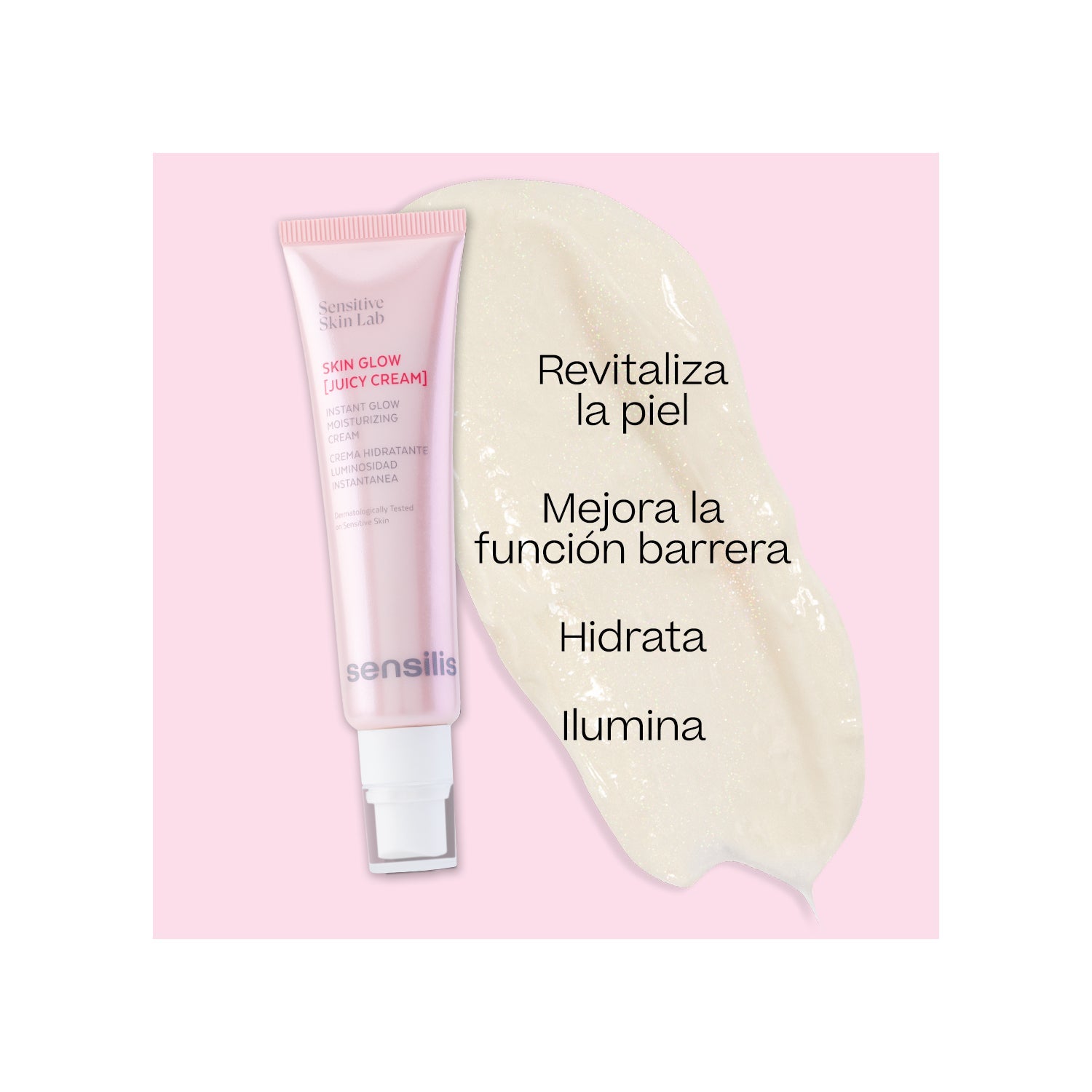 Sensilis Skin Glow [Juicy Cream] Crema Hidratante Luminosidad Instantánea 50ml