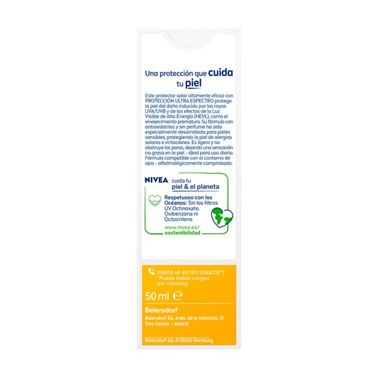 Nivea Sun Facial spf50 Sensitive 50ml