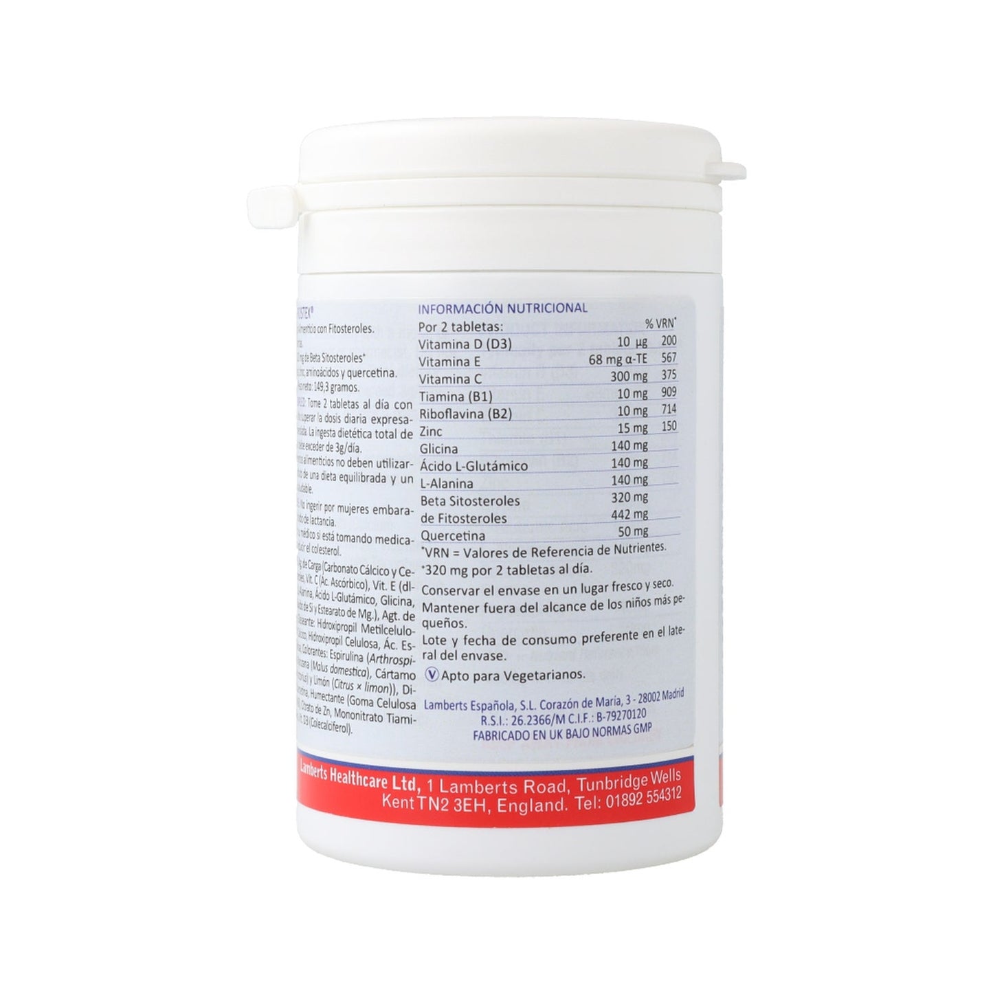 Lamberts Prostex Con Beta Sitosterol 90 Comp.
