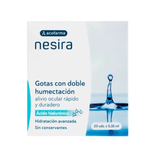 Acofarma Nesira Gotas Humectantes Ácido Hialurónico 20uds