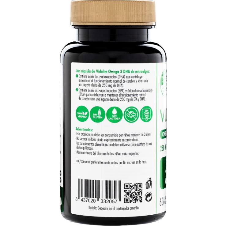 Vidalim Omega 3 Dha 250mg 60caps